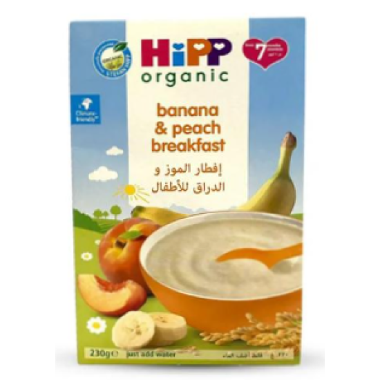 Hipp Organic Banana & Peach Breakfast (230g)
