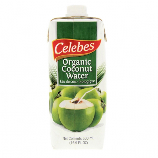 Celebes Organic Coconut Water - 500ml x 12