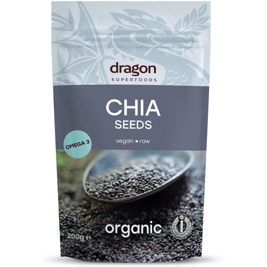 Dragon Superfoods Black Chia Seeds 200G