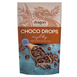 Dragon Superfoods Choco Drops Mylky 200g Dragon Superfoods Choco Drops Mylky 200g