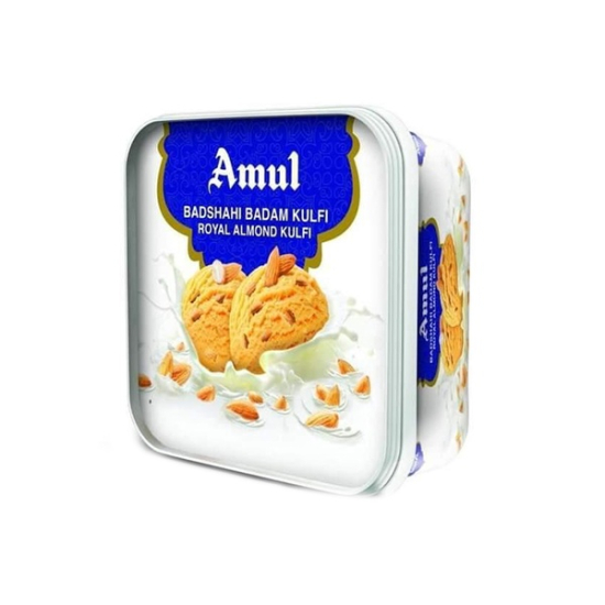 Amul Ice Cream Badshahi Badam Kulfi 1Ltr