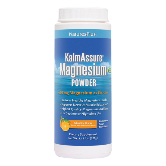 Natures plus Kalm Assure Magnesium Powder 1.15 lb
