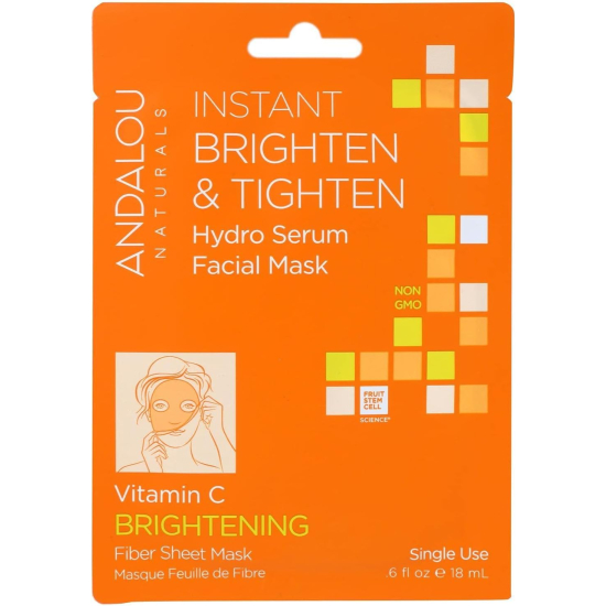 Andalou Instant Brighten & Tighten Hydro Serum Face 6 fl Oz