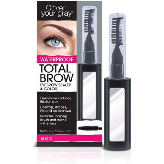 Cover Your Gray Total Brow Eyebrow Sealer - Black 10g