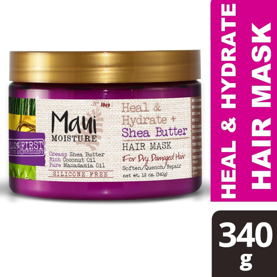 Maui Moisture Heal & Hydrate Shea Butter Hair Mask 12 oz