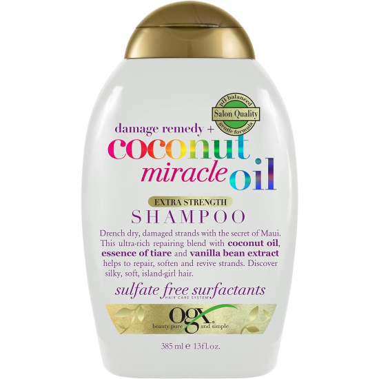 Ogx Extra Strength Damage Remedy Coconut Miracle Oil Shampoo 385 ml