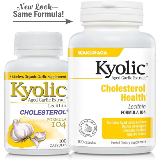 Kyolic Formula 104 Cholesterol 100 Capsules