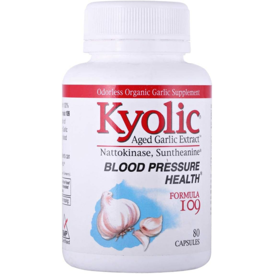 Kyolic Formula 109 Blood Pressure Health 80 Capsules