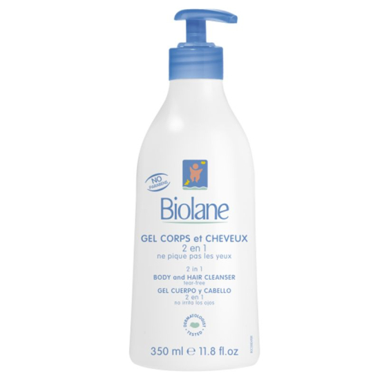 Biolane 2 In 1 Body & Hair Cleanser 350 ml