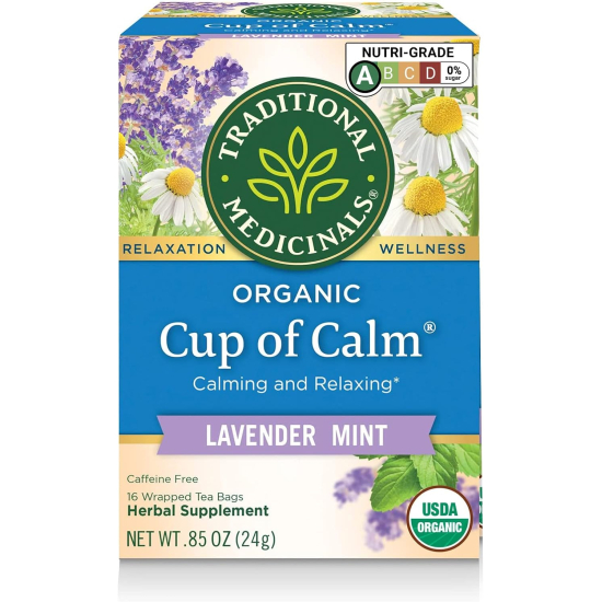 Traditional Medicinal Cup Of Calm Lavender Mint 16 Teabags