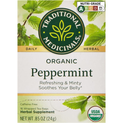 Traditional Medicinal Peppermint, 16 Teabags