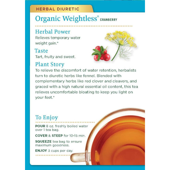 Traditional Medicinals Weightless Cranberry 16 Tea Bags