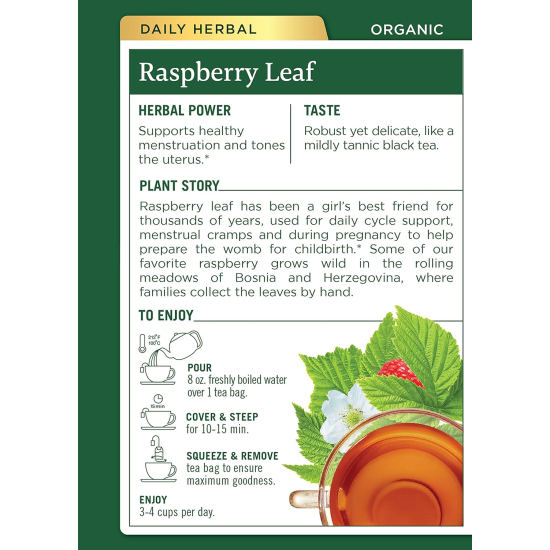 Traditional Medicinals Raspberry Leaf 16 Tea Bags