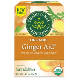 Traditional Medicinals Ginger Aid 16 Tea Bags