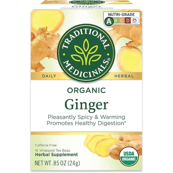 Traditional Medicinals Ginger, 16 Teabags