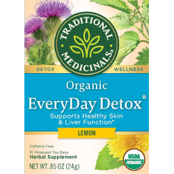 Traditional Medicinals  Lemon Everyday Detox 16 Teabags Traditional Medicinals  Lemon Everyday Detox 16 Teabags