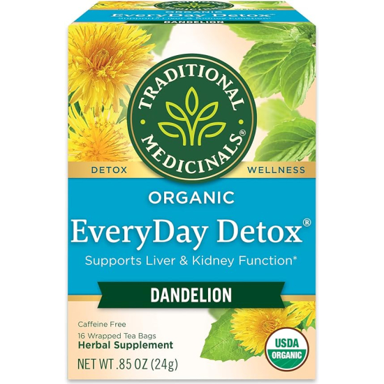 Traditional Medicinals Everyday Detox Dandelion 16 Teabags