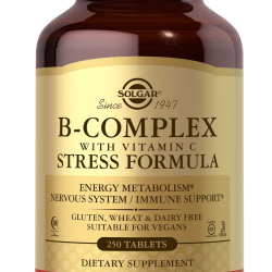 Solgar B Complex With Vitamin C Stress Formula 250 Capsules Solgar B Complex With Vitamin C Stress Formula 250 Capsules