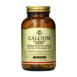 Solgar Calcium 600 From Oyster Shell With Vitamin D3 120 Tablets Solgar Calcium 600 From Oyster Shell With Vitamin D3 120 Tablets