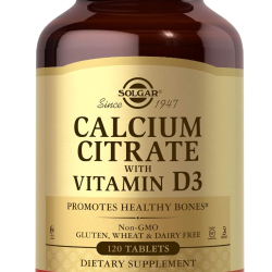 Solgar Calcium Citrate With Vitamin D3 120 Tablet Solgar Calcium Citrate With Vitamin D3 120 Tablet