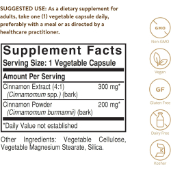 Solgar Full Potency Herbs Cinnamon 100 Vegetable Capsules Solgar Full Potency Herbs Cinnamon 100 Vegetable Capsules