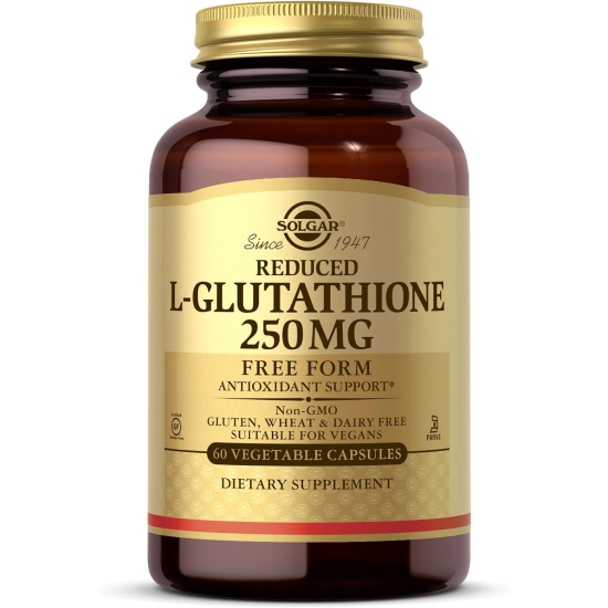 Solgar L Glutathione 250 mg Vegetable Capsules 30
