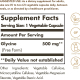 Solgar Glycine 500 mg 100 Vegetable Capsules