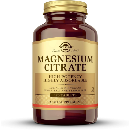 Solgar Magnesium Citrate 120 Tablets