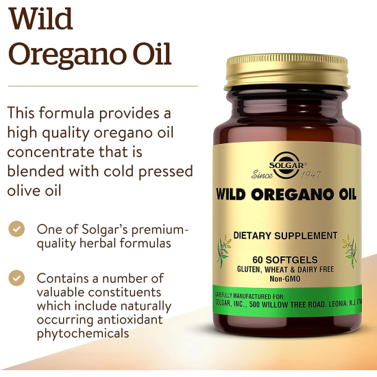 Solgar Wild Oregano Oil Softgels 60's