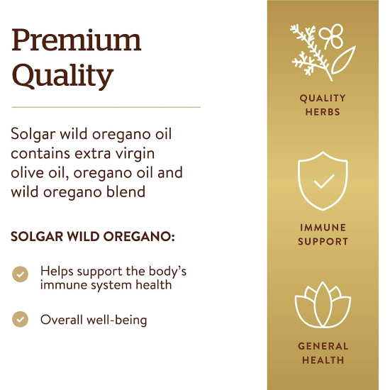 Solgar Wild Oregano Oil Softgels 60's