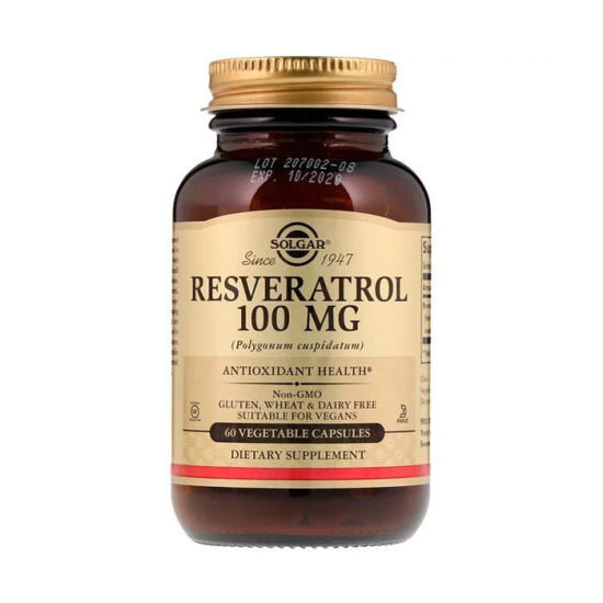 Solgar Resveratrol 100 mg 60 Capsules