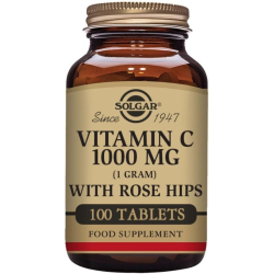 Solgar Vitamin C 1000 Mg, With Rose Hips 100 Tablets Solgar Vitamin C 1000 Mg, With Rose Hips 100 Tablets