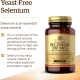 Solgar Yeast Free Selenium 200 mcg 100 Tablets