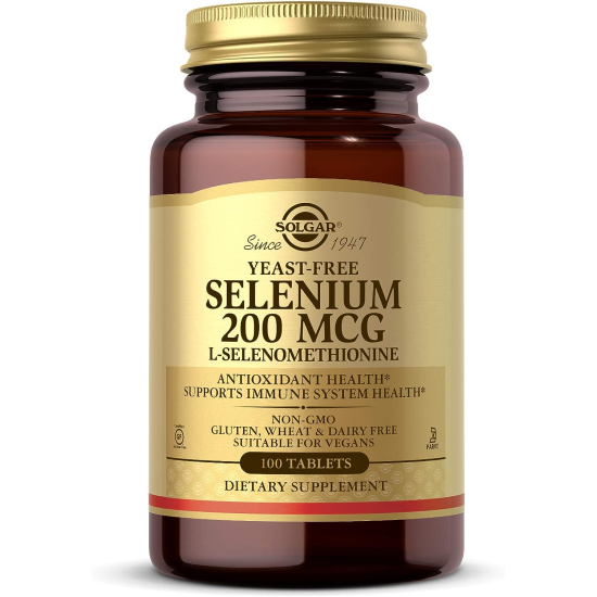 Solgar Yeast Free Selenium 200 mcg 100 Tablets