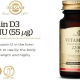 Solgar Vitamin D3 2200 IU 100 Vegetable Capsules New