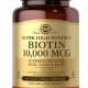 Solgar Biotin 10,000 Mcg, 60 Vegetable Capsules