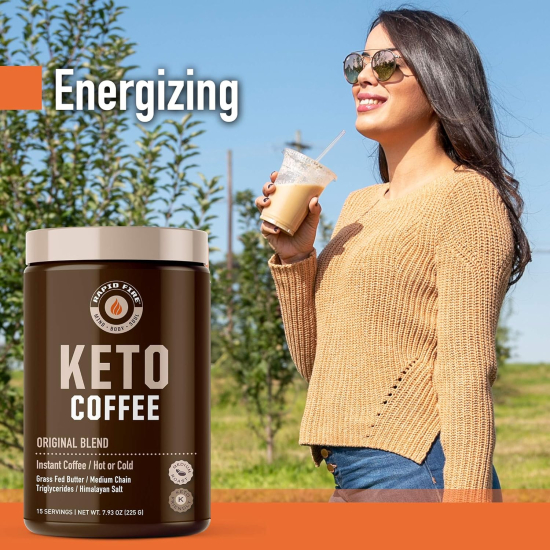 Rapidfire Ketogenic Coffee Original Blend 225g 15 Servings