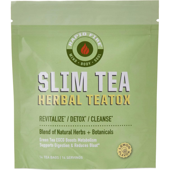 Rapidfire Slim Tea Herbal Lemon Teatox 14 Bags