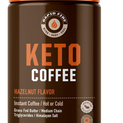 Rapidfire Ketogenic Coffee Hazelnut 225 g 15 Servings Rapidfire Ketogenic Coffee Hazelnut 225 g 15 Servings