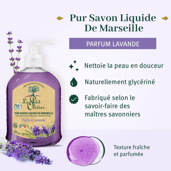 Le Petit Olivier Liquid Soap Lavender Perfume 300 ml
