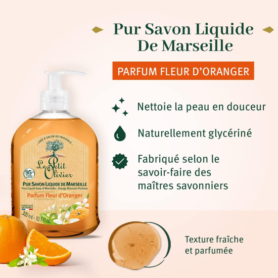 Le Petit Olivier Orange Blossom Liquid Hand Wash Soap 300 ml