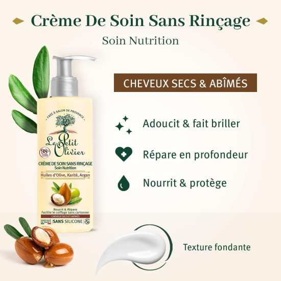 Le Petit Olivier Nutrition No Rinse Hair Cream 200ml
