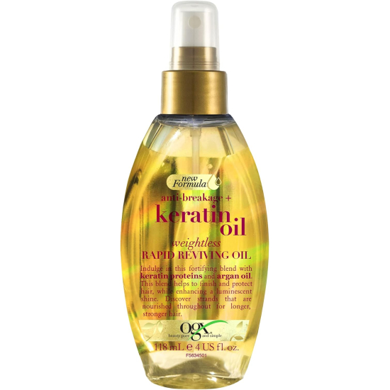 Ogx Anti-Breakage+ Keratin Oil, Rapid Reviving Spray, 118ml