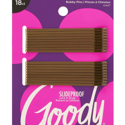 Goody 3" Bobby Pins Brown 18 pcs