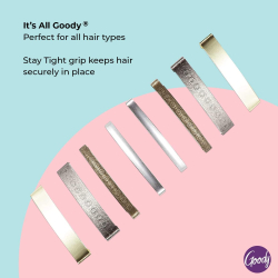 Goody Women Classics 2 3/8" Metal Barrettes 8 pcs Goody Women Classics 2 3/8" Metal Barrettes 8 pcs