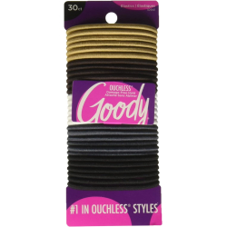 Goody Women Ouchless Elastics Java Bean 30 pcs