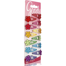 Goody Girls Classics Jeweled Flower Contour Clip 12 pcs Goody Girls Classics Jeweled Flower Contour Clip 12 pcs