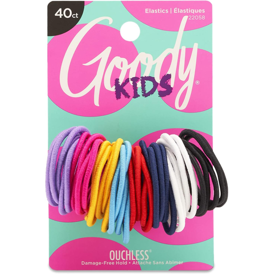 Goody Girls Ouchless Medium 2mm Elastics  40 pcs