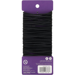 Goody Women Ouchless Black 2mm Elastics 50 pcs Goody Women Ouchless Black 2mm Elastics 50 pcs