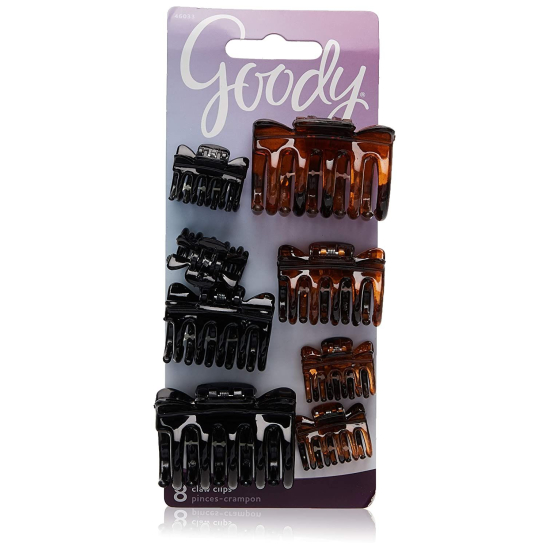 Goody Women Classics Assorted Sizes Claw Clip 8 pcs